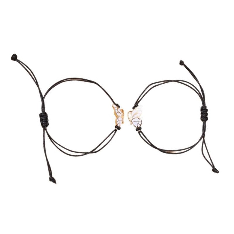 Elecrelive, 2 braccialetti dell'amicizia da donna, regolabili Elecrelive, 2 braccialetti dell'amicizia da donna, regolabili