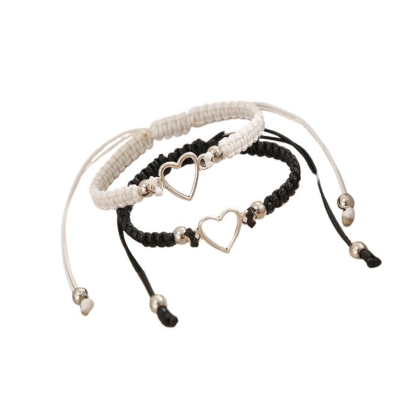 Braccialetti Coppia In Argento - Simbolo Infinito, Amicizia O Amore, Regalo Per Coppie - Foto 7