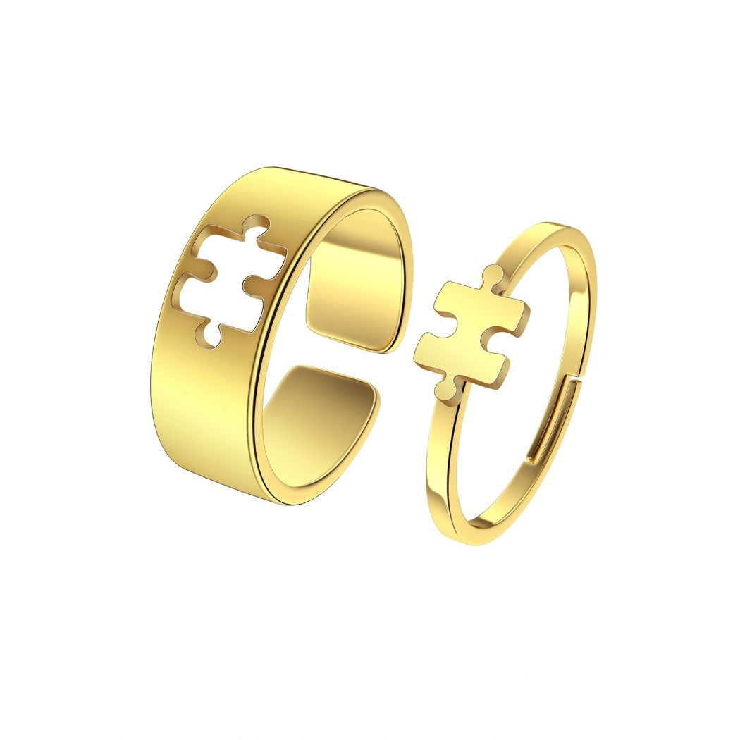 Anelli Coppia Puzzle