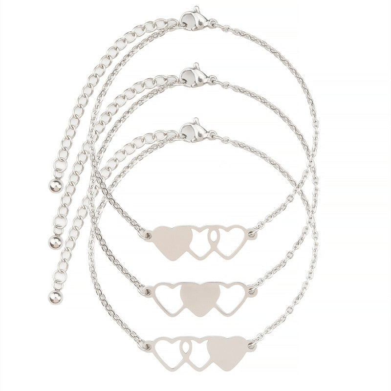 Bracciale 3 Cuori