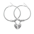 bracciale mamma e figlia cuore