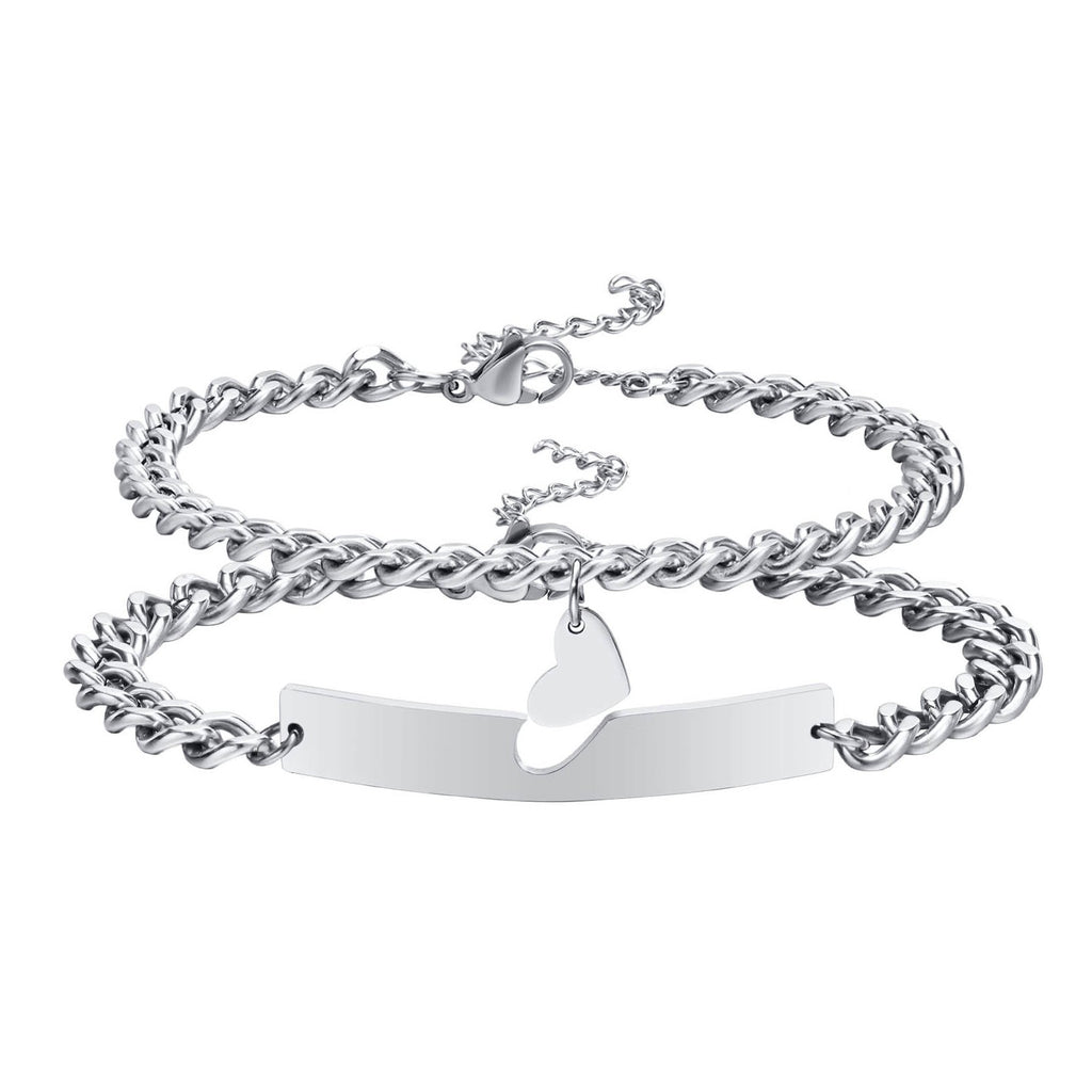 bracciali coppia acciaio