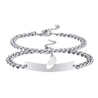 bracciali coppia acciaio