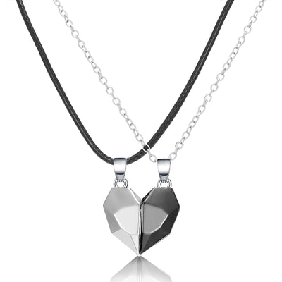zhuhuaph Collana Coppia Magnetica Sole e Luna, Proiezione Collana ti