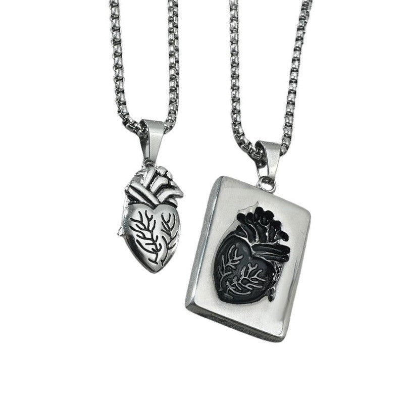 collana cuore anatomico