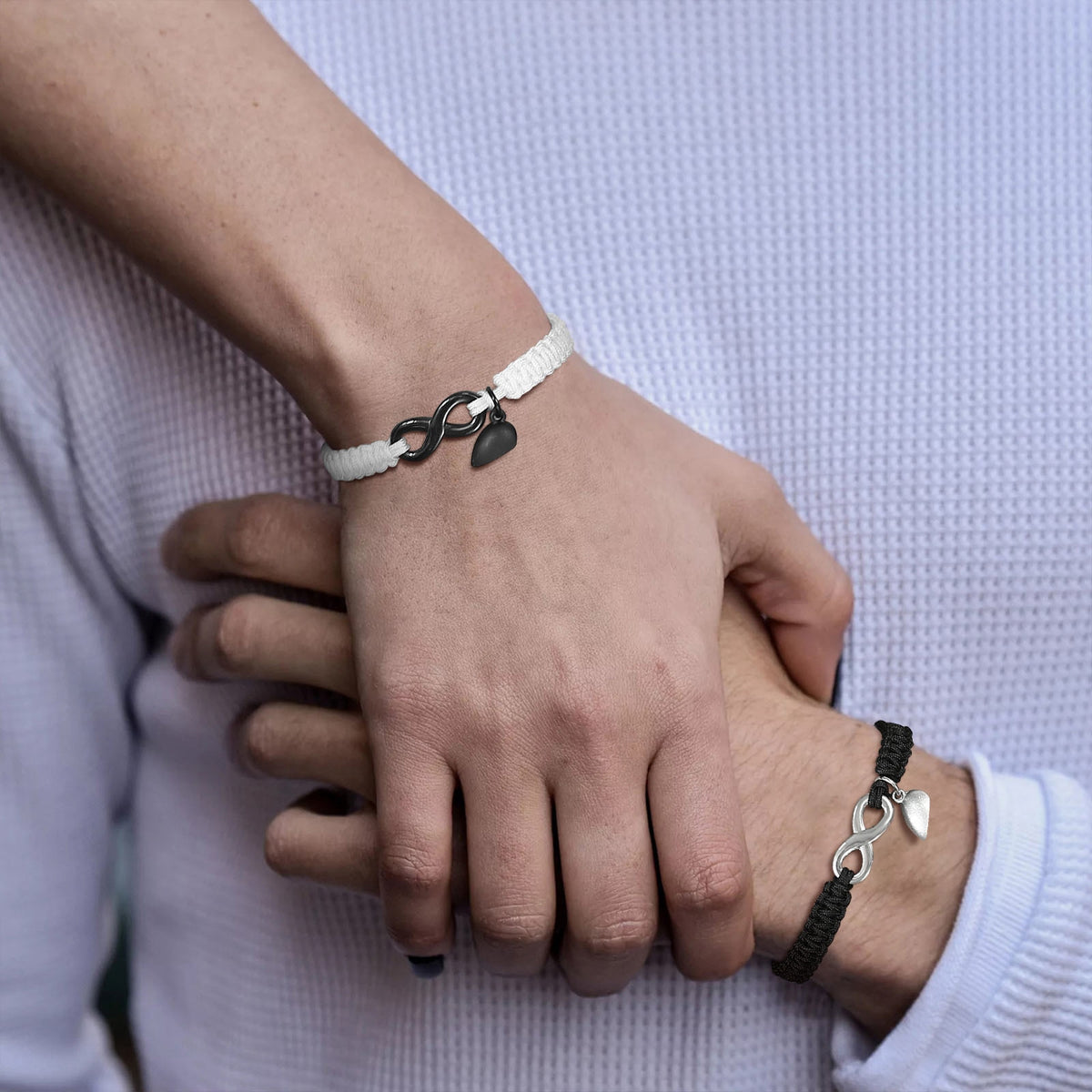 coppia bracciale infinito